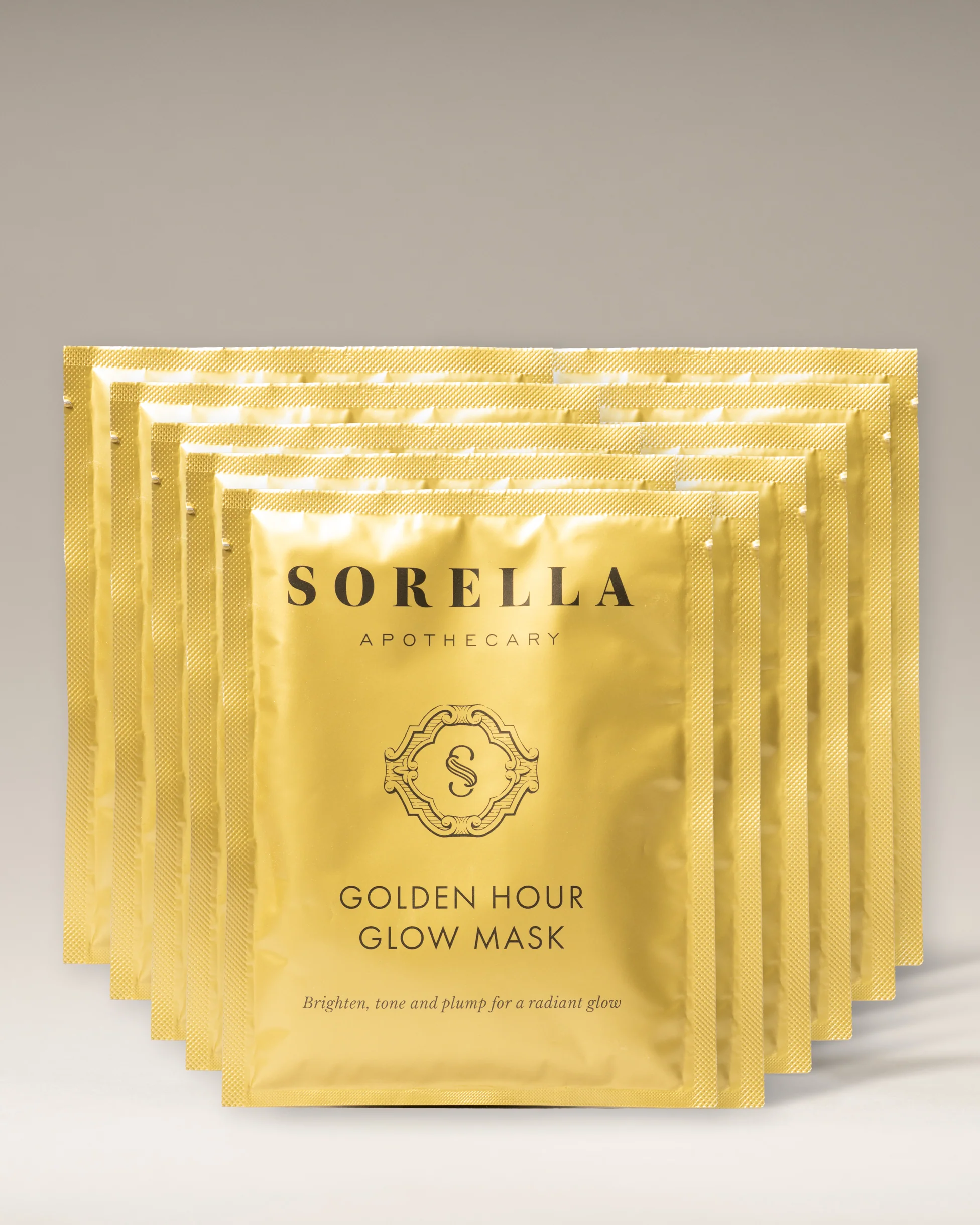 Golden Hour Glow Mask - 10 Pack